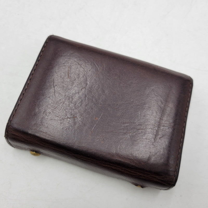 【中古品】【メンズ/レディース】 M+ エムピウ ミッレフォッリエ 二つ折り 財布 サイフ 200-260927-yn-10-izu カラー：ブラウン 万代Net店