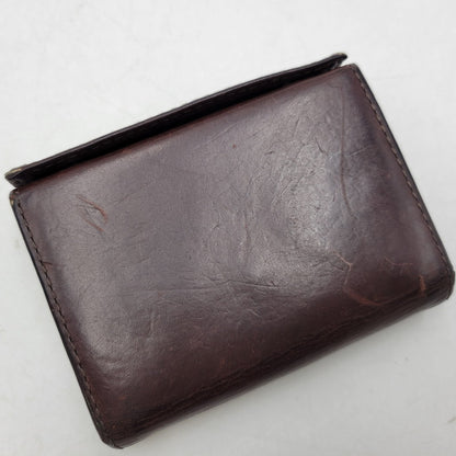 【中古品】【メンズ/レディース】 M+ エムピウ ミッレフォッリエ 二つ折り 財布 サイフ 200-260927-yn-10-izu カラー：ブラウン 万代Net店