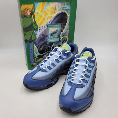 【中古美品】【メンズ】 NIKE ナイキ × Yu-Gi-Oh! 遊戯王 AIR MUSCLE 95 QS YGO II7404-400 エア マッスル 95 QS スニーカー 靴 160-260924-as-02-izu サイズ：27.5cm カラー：PSYCHIC BLUE/MYSTIC NAVY 万代Net店