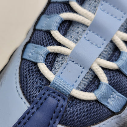 【中古美品】【メンズ】 NIKE ナイキ × Yu-Gi-Oh! 遊戯王 AIR MUSCLE 95 QS YGO II7404-400 エア マッスル 95 QS スニーカー 靴 160-260924-as-02-izu サイズ：27.5cm カラー：PSYCHIC BLUE/MYSTIC NAVY 万代Net店