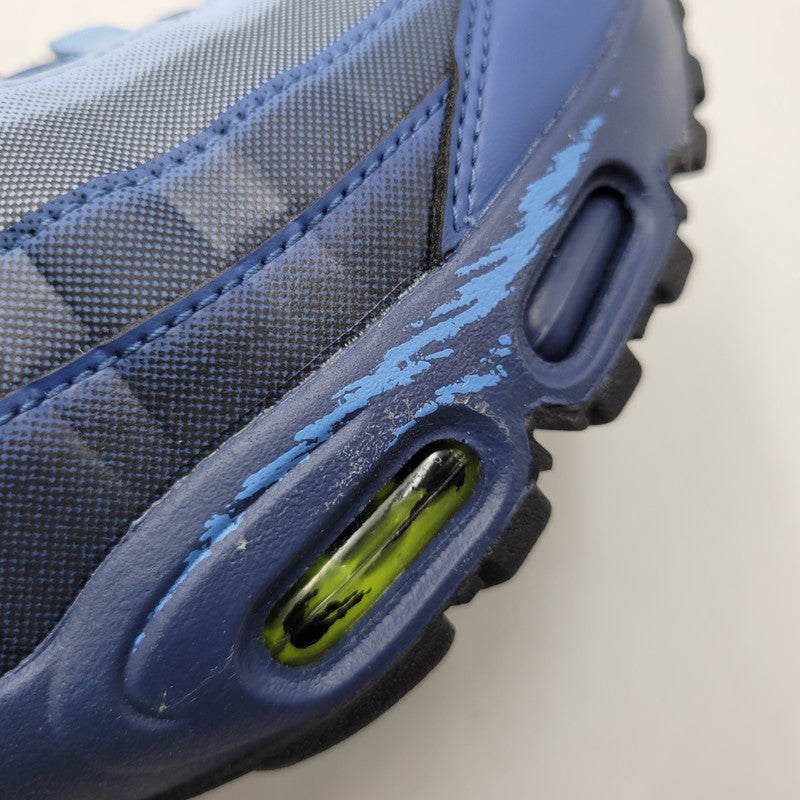 【中古美品】【メンズ】 NIKE ナイキ × Yu-Gi-Oh! 遊戯王 AIR MUSCLE 95 QS YGO II7404-400 エア マッスル 95 QS スニーカー 靴 160-260924-as-02-izu サイズ：27.5cm カラー：PSYCHIC BLUE/MYSTIC NAVY 万代Net店