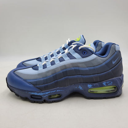 【中古美品】【メンズ】 NIKE ナイキ × Yu-Gi-Oh! 遊戯王 AIR MUSCLE 95 QS YGO II7404-400 エア マッスル 95 QS スニーカー 靴 160-260924-as-02-izu サイズ：27.5cm カラー：PSYCHIC BLUE/MYSTIC NAVY 万代Net店