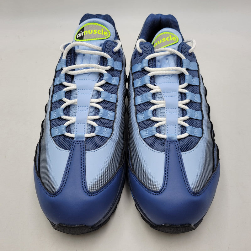 【中古美品】【メンズ】 NIKE ナイキ × Yu-Gi-Oh! 遊戯王 AIR MUSCLE 95 QS YGO II7404-400 エア マッスル 95 QS スニーカー 靴 160-260924-as-02-izu サイズ：27.5cm カラー：PSYCHIC BLUE/MYSTIC NAVY 万代Net店