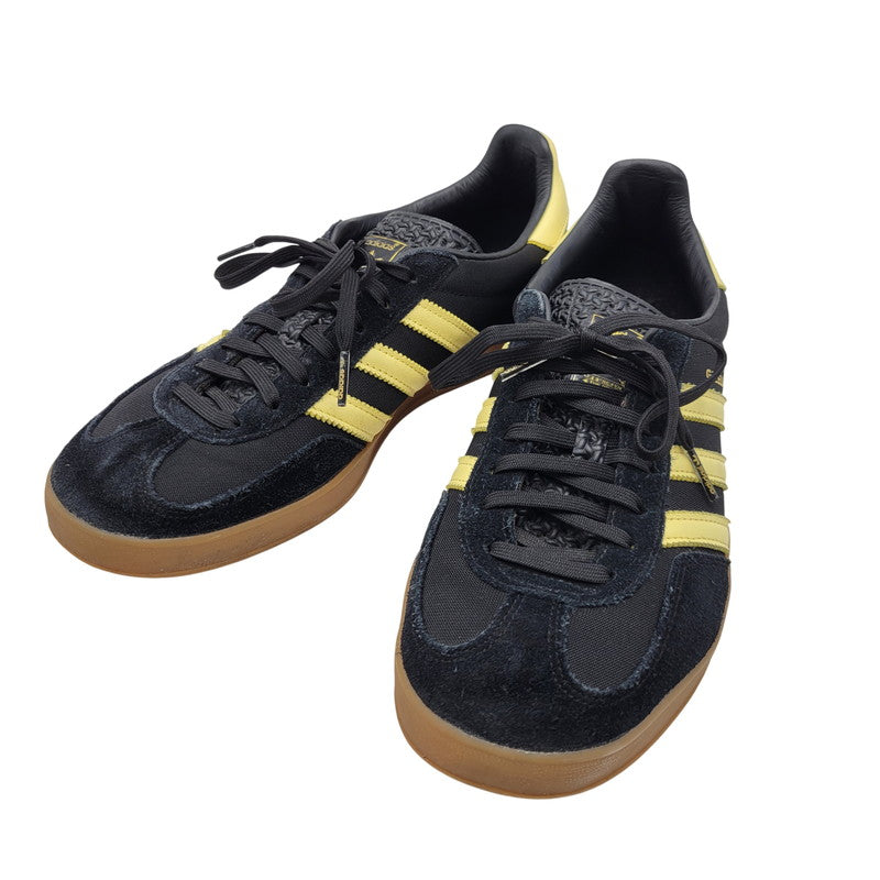 【中古品】【メンズ】 adidas アディダス GAZELLE INDOOR IG4999 ガゼル インドア スニーカー 靴 161-260924-as-04-izu サイズ：27.5cm カラー：CORE BLACK/ALMOST YELLOW/GUM 万代Net店