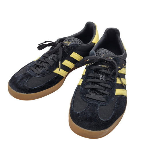 【中古品】【メンズ】 adidas アディダス GAZELLE INDOOR IG4999 ガゼル インドア スニーカー 靴 161-260924-as-04-izu サイズ：27.5cm カラー：CORE BLACK/ALMOST YELLOW/GUM 万代Net店