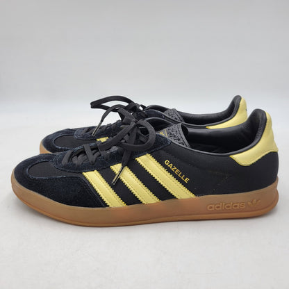 【中古品】【メンズ】 adidas アディダス GAZELLE INDOOR IG4999 ガゼル インドア スニーカー 靴 161-260924-as-04-izu サイズ：27.5cm カラー：CORE BLACK/ALMOST YELLOW/GUM 万代Net店
