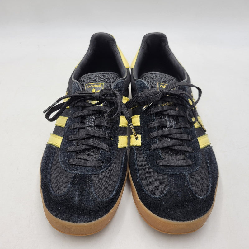 【中古品】【メンズ】 adidas アディダス GAZELLE INDOOR IG4999 ガゼル インドア スニーカー 靴 161-260924-as-04-izu サイズ：27.5cm カラー：CORE BLACK/ALMOST YELLOW/GUM 万代Net店