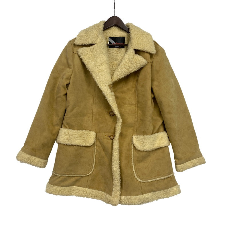 【現状渡し品】【メンズ】 WIMAN ワイマン USA製 60～70’S BOA JACKET ボア ジャケット アウター 146-260925-yn-01-izu サイズ：L カラー：ベージュ 万代Net店