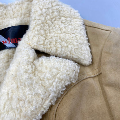 【現状渡し品】【メンズ】 WIMAN ワイマン USA製 60～70’S BOA JACKET ボア ジャケット アウター 146-260925-yn-01-izu サイズ：L カラー：ベージュ 万代Net店