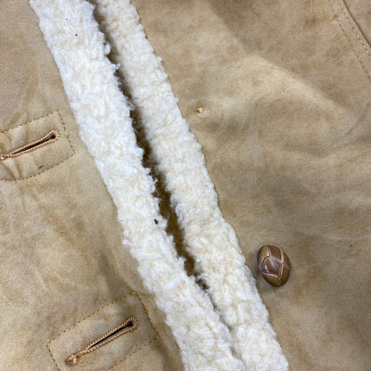 【現状渡し品】【メンズ】 WIMAN ワイマン USA製 60～70’S BOA JACKET ボア ジャケット アウター 146-260925-yn-01-izu サイズ：L カラー：ベージュ 万代Net店