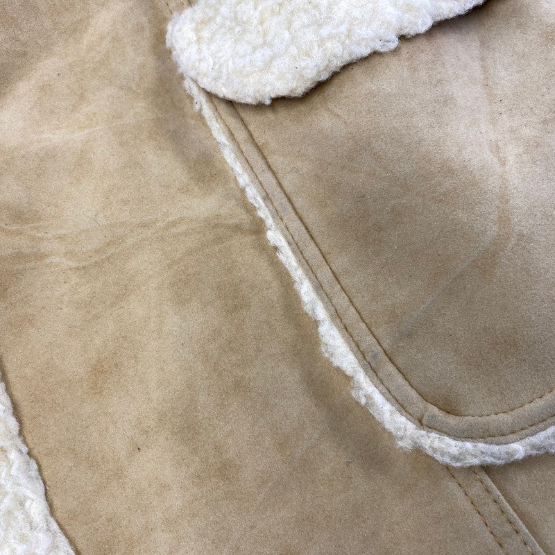 【現状渡し品】【メンズ】 WIMAN ワイマン USA製 60～70’S BOA JACKET ボア ジャケット アウター 146-260925-yn-01-izu サイズ：L カラー：ベージュ 万代Net店