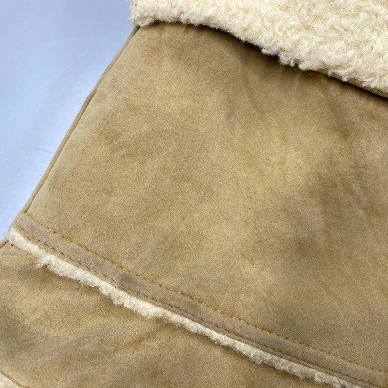 【現状渡し品】【メンズ】 WIMAN ワイマン USA製 60～70’S BOA JACKET ボア ジャケット アウター 146-260925-yn-01-izu サイズ：L カラー：ベージュ 万代Net店