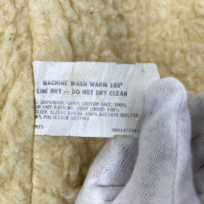 【現状渡し品】【メンズ】 WIMAN ワイマン USA製 60～70’S BOA JACKET ボア ジャケット アウター 146-260925-yn-01-izu サイズ：L カラー：ベージュ 万代Net店