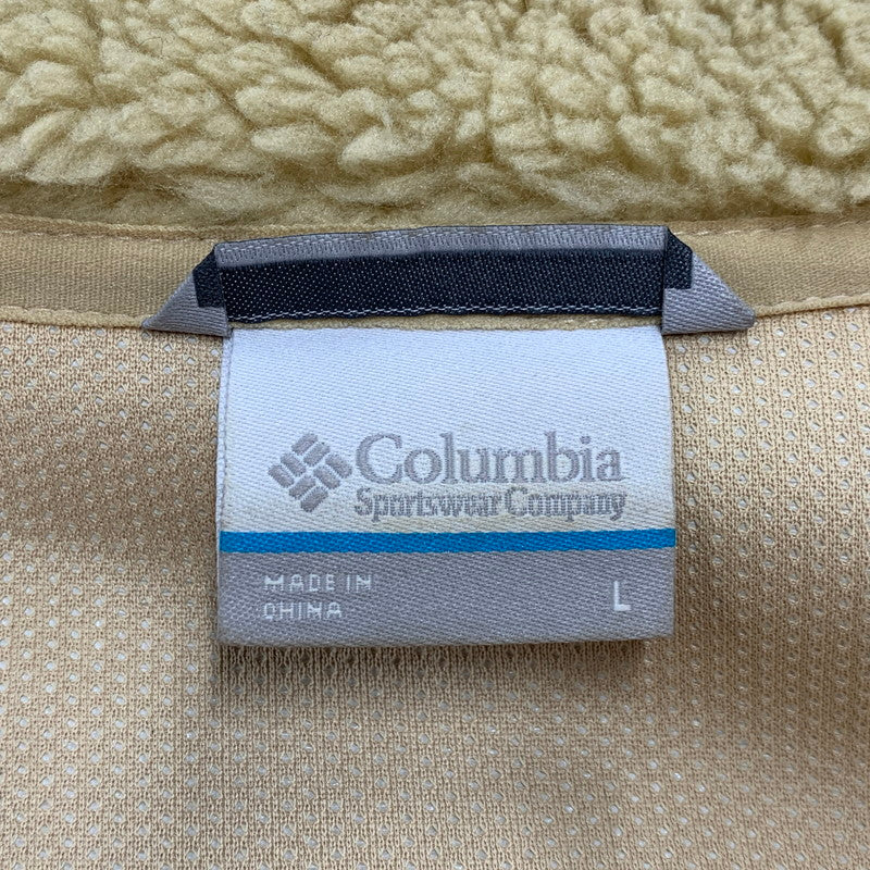 【中古品】【メンズ】 COLUMBIA コロンビア PM7343 ARCHER RIDGE JACKET アーチャー リッジ ジャケット アウター 144-260924-kh-06-izu サイズ：L カラー：ベージュ×ネイビー 万代Net店
