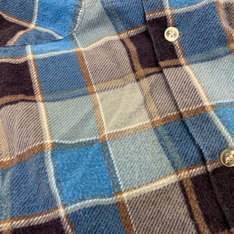 【中古品】【メンズ】 NOFADE ノーフェード OPEN COLLAR L S CHECK SHIRT オープンカラー チェックシャツ 長袖 トップス 146-260925-ay-05-izu サイズ：M カラー：マルチカラー 万代Net店