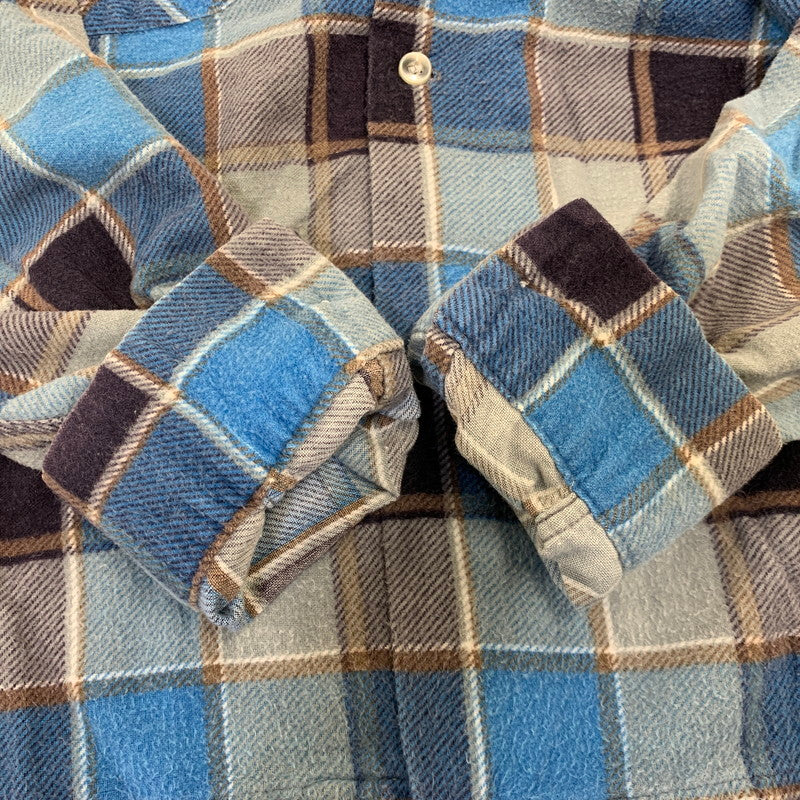 【中古品】【メンズ】 NOFADE ノーフェード OPEN COLLAR L S CHECK SHIRT オープンカラー チェックシャツ 長袖 トップス 146-260925-ay-05-izu サイズ：M カラー：マルチカラー 万代Net店