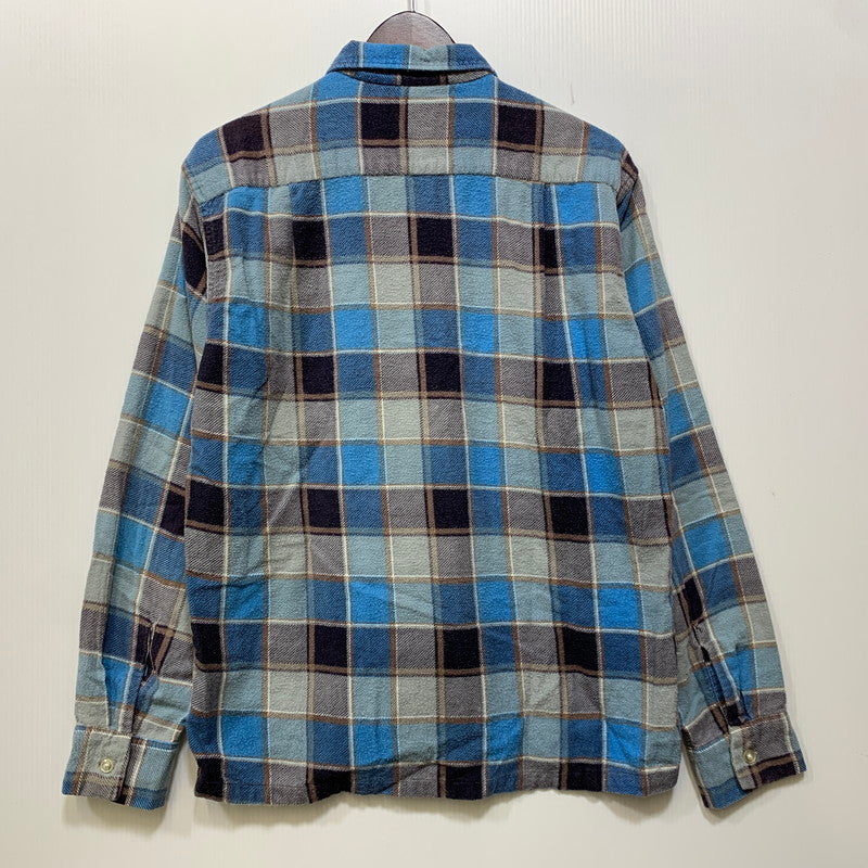 【中古品】【メンズ】 NOFADE ノーフェード OPEN COLLAR L S CHECK SHIRT オープンカラー チェックシャツ 長袖 トップス 146-260925-ay-05-izu サイズ：M カラー：マルチカラー 万代Net店