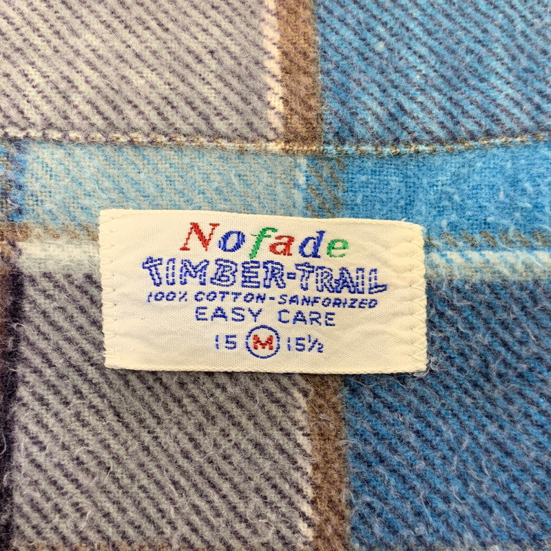 【中古品】【メンズ】 NOFADE ノーフェード OPEN COLLAR L S CHECK SHIRT オープンカラー チェックシャツ 長袖 トップス 146-260925-ay-05-izu サイズ：M カラー：マルチカラー 万代Net店
