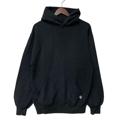 【中古品】【メンズ】 RUSSELL USA製 90’S PULLOVER HOODIE プルオーバー フーディー トップス 長袖 146-261018-ya-03-izu サイズ：M カラー：ブラック 万代Net店