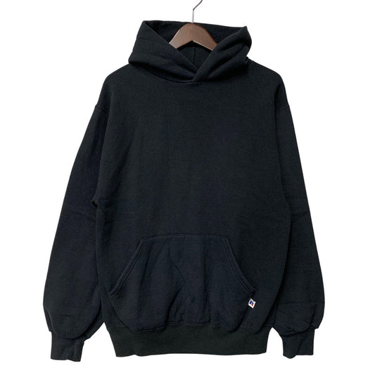 【中古品】【メンズ】 RUSSELL USA製 90’S PULLOVER HOODIE プルオーバー フーディー トップス 長袖 146-261018-ya-03-izu サイズ：M カラー：ブラック 万代Net店