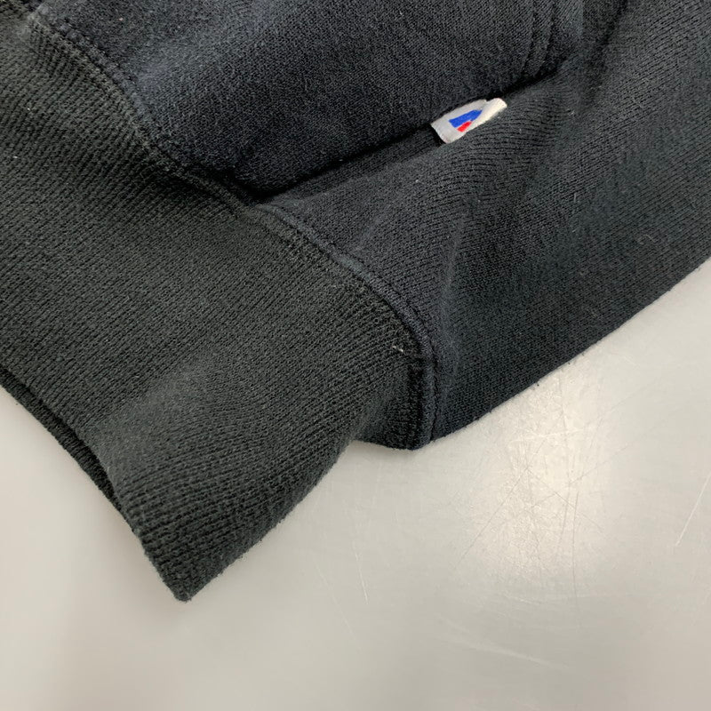 【中古品】【メンズ】 RUSSELL USA製 90’S PULLOVER HOODIE プルオーバー フーディー トップス 長袖 146-261018-ya-03-izu サイズ：M カラー：ブラック 万代Net店