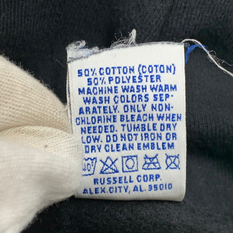 【中古品】【メンズ】 RUSSELL USA製 90’S PULLOVER HOODIE プルオーバー フーディー トップス 長袖 146-261018-ya-03-izu サイズ：M カラー：ブラック 万代Net店