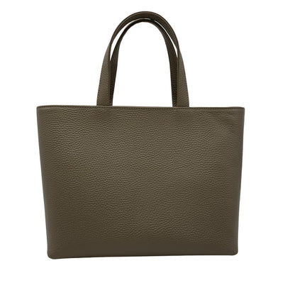 【中古品】【レディース】 HUSH TUG ハッシュタグ LEATHER HAND BAG レザー ハンドバッグ 鞄 カバン 188-260925-ay-15-izu カラー：グレージュ系 万代Net店