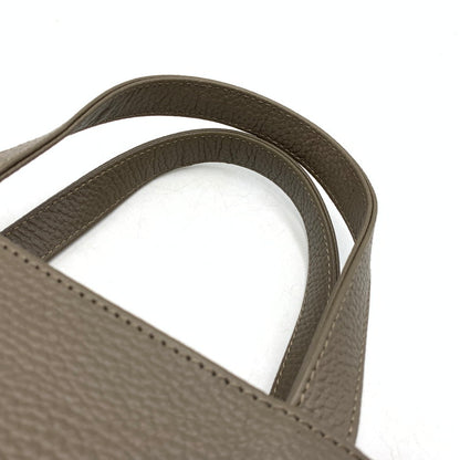 【中古品】【レディース】 HUSH TUG ハッシュタグ LEATHER HAND BAG レザー ハンドバッグ 鞄 カバン 188-260925-ay-15-izu カラー：グレージュ系 万代Net店