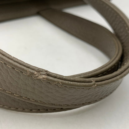 【中古品】【レディース】 HUSH TUG ハッシュタグ LEATHER HAND BAG レザー ハンドバッグ 鞄 カバン 188-260925-ay-15-izu カラー：グレージュ系 万代Net店