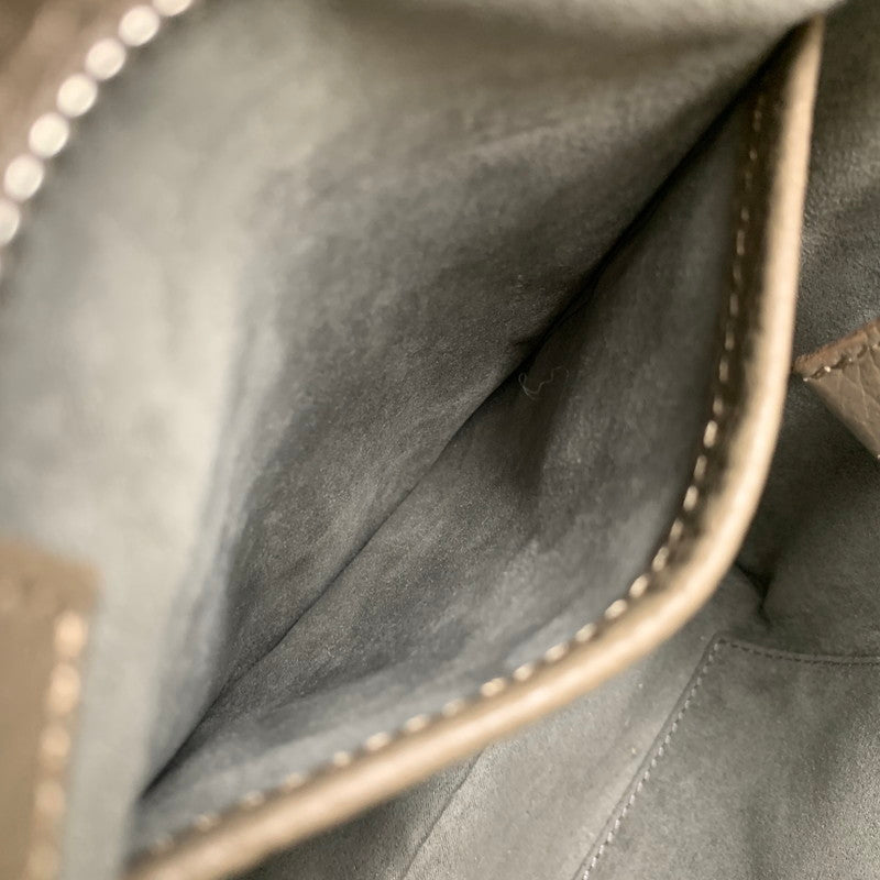 【中古品】【レディース】 HUSH TUG ハッシュタグ LEATHER HAND BAG レザー ハンドバッグ 鞄 カバン 188-260925-ay-15-izu カラー：グレージュ系 万代Net店
