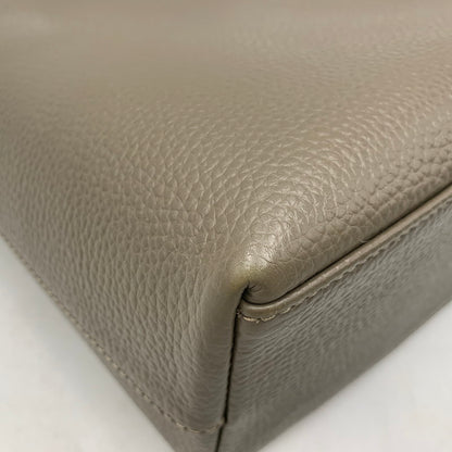 【中古品】【レディース】 HUSH TUG ハッシュタグ LEATHER HAND BAG レザー ハンドバッグ 鞄 カバン 188-260925-ay-15-izu カラー：グレージュ系 万代Net店