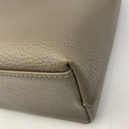 【中古品】【レディース】 HUSH TUG ハッシュタグ LEATHER HAND BAG レザー ハンドバッグ 鞄 カバン 188-260925-ay-15-izu カラー：グレージュ系 万代Net店