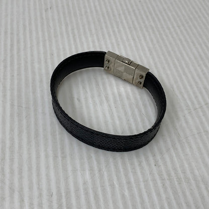 【中古品】【メンズ/レディース】 LOUIS VUITTON ルイ・ヴィトン M6606E ダミエ ブラスレ・チェックイット ブレスレット 179-260927-kh-08-izu カラー：ブラック×シルバー 万代Net店