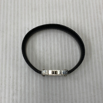 【中古品】【メンズ/レディース】 LOUIS VUITTON ルイ・ヴィトン M6606E ダミエ ブラスレ・チェックイット ブレスレット 179-260927-kh-08-izu カラー：ブラック×シルバー 万代Net店