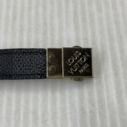 【中古品】【メンズ/レディース】 LOUIS VUITTON ルイ・ヴィトン M6606E ダミエ ブラスレ・チェックイット ブレスレット 179-260927-kh-08-izu カラー：ブラック×シルバー 万代Net店