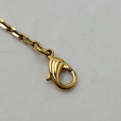 【中古品】【メンズ/レディース】 VERSACE ヴェルサーチ MEDUSA SQUARE NECKLACE メドゥーサ スクエア ネックレス アクセサリー 182-260927-yn-06-izu カラー：ゴールド 万代Net店