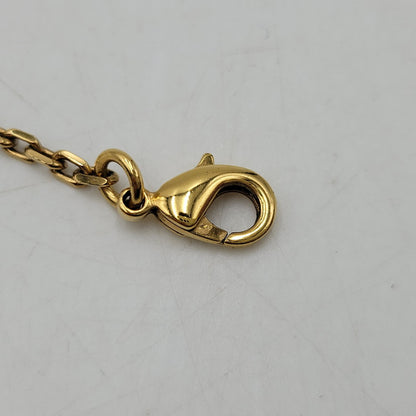 【中古品】【メンズ/レディース】 VERSACE ヴェルサーチ MEDUSA SQUARE NECKLACE メドゥーサ スクエア ネックレス アクセサリー 182-260927-yn-06-izu カラー：ゴールド 万代Net店