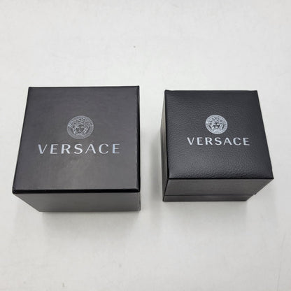 【中古品】【メンズ/レディース】 VERSACE ヴェルサーチ MEDUSA SQUARE NECKLACE メドゥーサ スクエア ネックレス アクセサリー 182-260927-yn-06-izu カラー：ゴールド 万代Net店