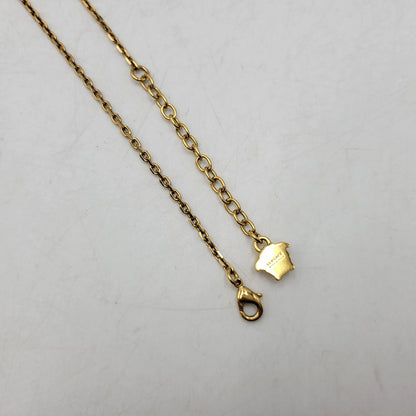 【中古品】【メンズ/レディース】 VERSACE ヴェルサーチ MEDUSA SQUARE NECKLACE メドゥーサ スクエア ネックレス アクセサリー 182-260927-yn-06-izu カラー：ゴールド 万代Net店
