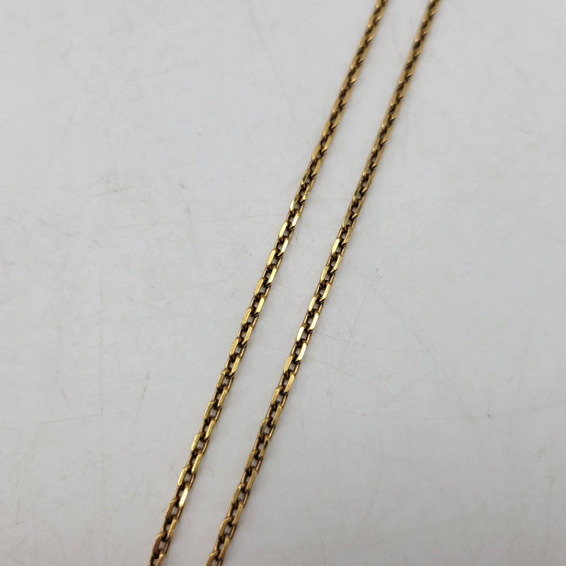 【中古品】【メンズ/レディース】 VERSACE ヴェルサーチ MEDUSA SQUARE NECKLACE メドゥーサ スクエア ネックレス アクセサリー 182-260927-yn-06-izu カラー：ゴールド 万代Net店