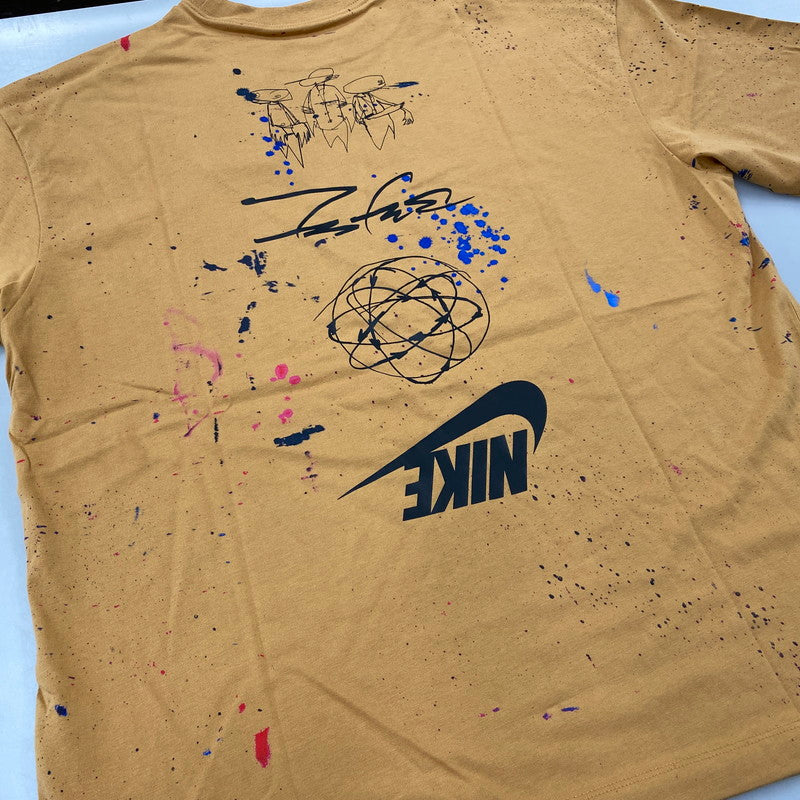 【中古美品】【メンズ】 NIKE ナイキ × FUTURA フューチュラ FZ0284-224 OVERSIZED SHORT-SLEEVE T-SHIRT オーバーサイズド ショートスリーブ Tシャツ トップス 142-260924-kh-13-izu サイズ：S カラー：ブラウン 万代Net店