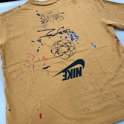 【中古美品】【メンズ】 NIKE ナイキ × FUTURA フューチュラ FZ0284-224 OVERSIZED SHORT-SLEEVE T-SHIRT オーバーサイズド ショートスリーブ Tシャツ トップス 142-260924-kh-13-izu サイズ：S カラー：ブラウン 万代Net店