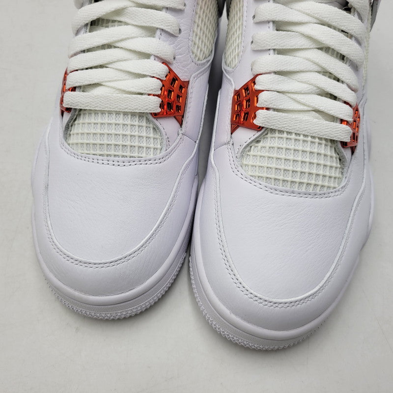 【中古美品】【メンズ】 NIKE ナイキ CT8527-118 AIR JORDAN 4 RETRO エア ジョーダン フォー レトロ スニーカー シューズ 靴 160-260923-cs-08-izu サイズ：27.5cm カラー：WHITE/TEAM ORANGE 万代Net店