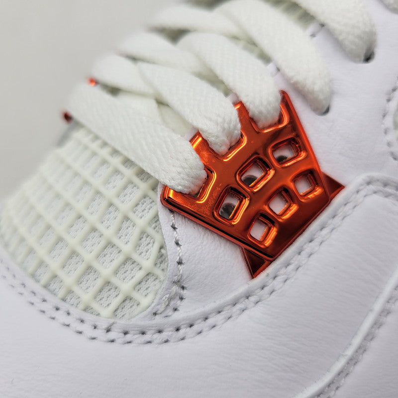 【中古美品】【メンズ】 NIKE ナイキ CT8527-118 AIR JORDAN 4 RETRO エア ジョーダン フォー レトロ スニーカー シューズ 靴 160-260923-cs-08-izu サイズ：27.5cm カラー：WHITE/TEAM ORANGE 万代Net店