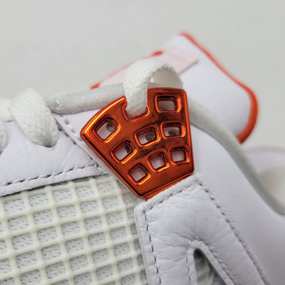 【中古美品】【メンズ】 NIKE ナイキ CT8527-118 AIR JORDAN 4 RETRO エア ジョーダン フォー レトロ スニーカー シューズ 靴 160-260923-cs-08-izu サイズ：27.5cm カラー：WHITE/TEAM ORANGE 万代Net店