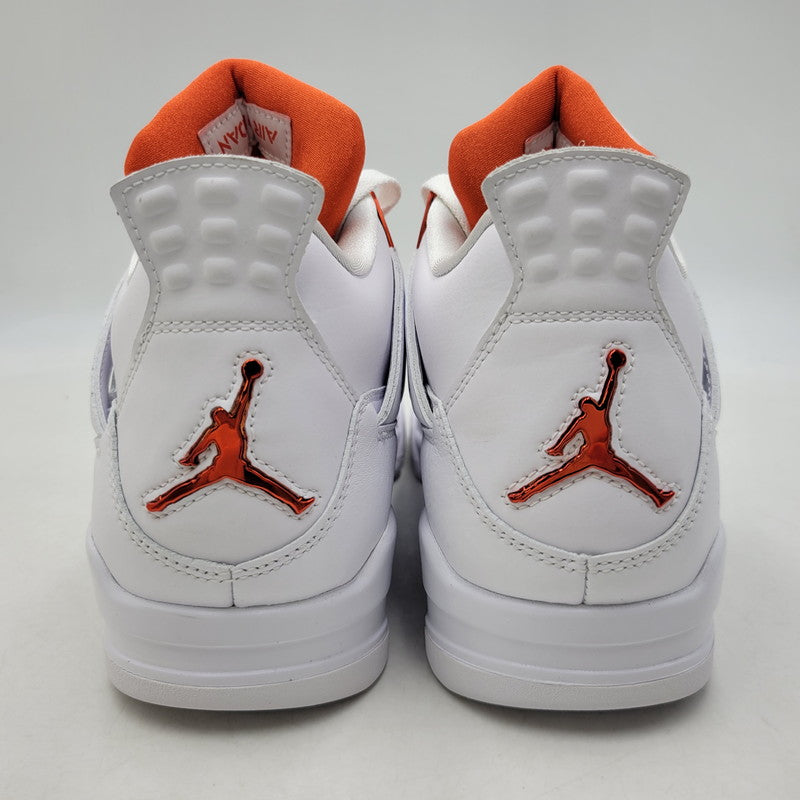 【中古美品】【メンズ】 NIKE ナイキ CT8527-118 AIR JORDAN 4 RETRO エア ジョーダン フォー レトロ スニーカー シューズ 靴 160-260923-cs-08-izu サイズ：27.5cm カラー：WHITE/TEAM ORANGE 万代Net店