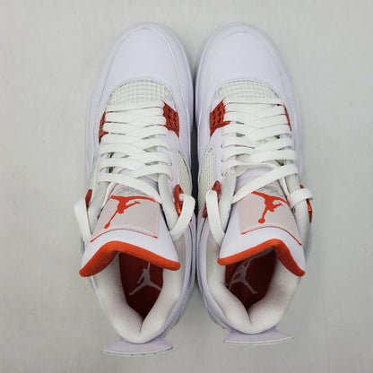 【中古美品】【メンズ】 NIKE ナイキ CT8527-118 AIR JORDAN 4 RETRO エア ジョーダン フォー レトロ スニーカー シューズ 靴 160-260923-cs-08-izu サイズ：27.5cm カラー：WHITE/TEAM ORANGE 万代Net店