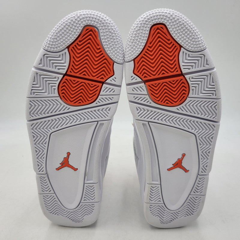 【中古美品】【メンズ】 NIKE ナイキ CT8527-118 AIR JORDAN 4 RETRO エア ジョーダン フォー レトロ スニーカー シューズ 靴 160-260923-cs-08-izu サイズ：27.5cm カラー：WHITE/TEAM ORANGE 万代Net店
