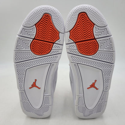【中古美品】【メンズ】 NIKE ナイキ CT8527-118 AIR JORDAN 4 RETRO エア ジョーダン フォー レトロ スニーカー シューズ 靴 160-260923-cs-08-izu サイズ：27.5cm カラー：WHITE/TEAM ORANGE 万代Net店