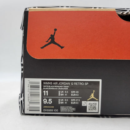 【中古品】【メンズ】 NIKE ナイキ×A MA MANIERE ア・マ・マニエール DV6989-100 WOMEN'S AIR JORDAN 12 ウィメンズ エア ジョーダン スニーカー シューズ 靴 160-260923-cs-16-izu サイズ：28cm カラー：WHITE/BLACK-BURGUNDY CRUSH 万代Net店